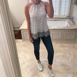Vineyard Vines size medium black & white halter